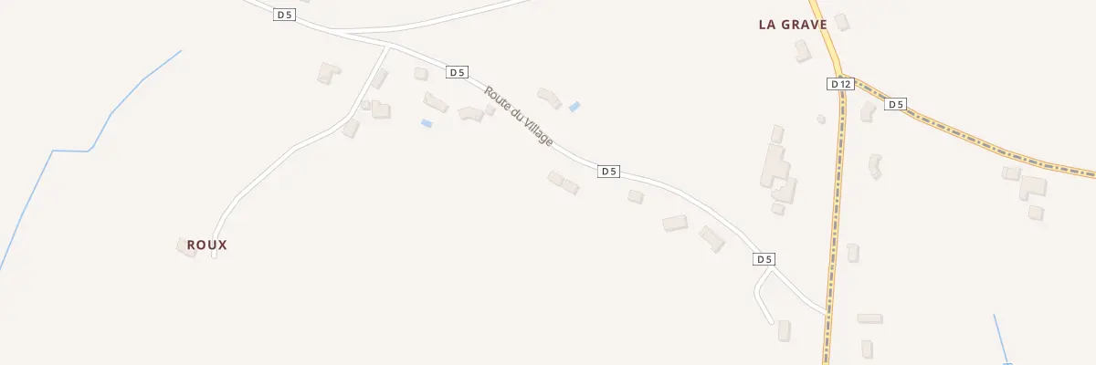 Plan du 747 Rte du Village à Montdurausse