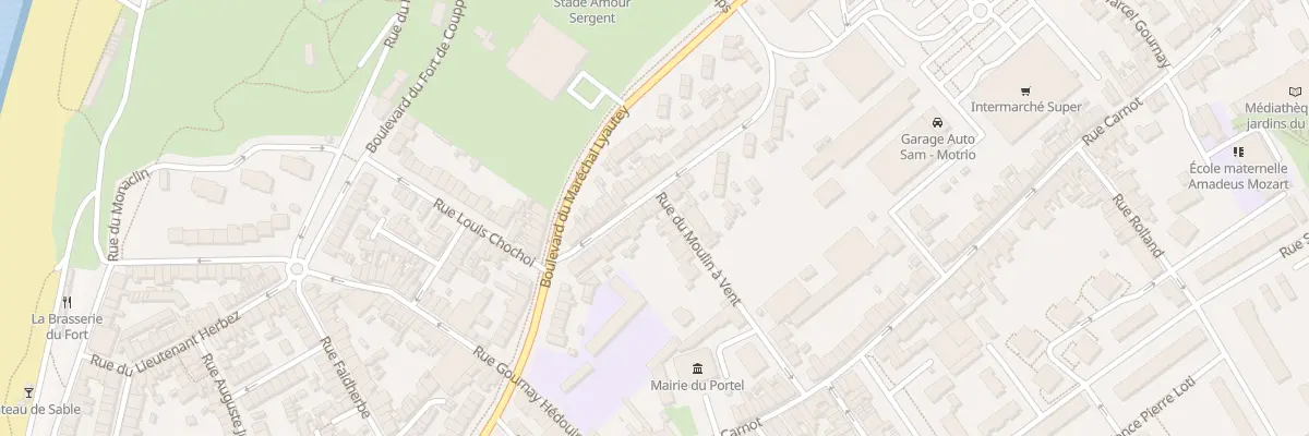 Plan du 24 Rue Notre Dame au Portel