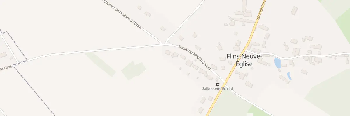 Plan du 11 Rte du Moulin à Vent à Flins-Neuve-Église
