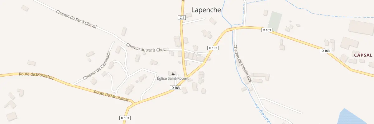 Plan du 5025 Lapenche à Lapenche