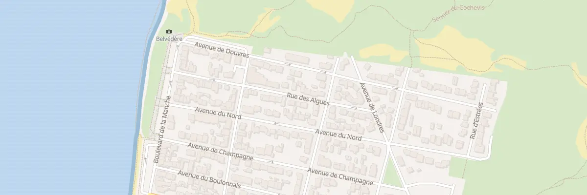 Plan du 38 Rue des Algues à Merlimont