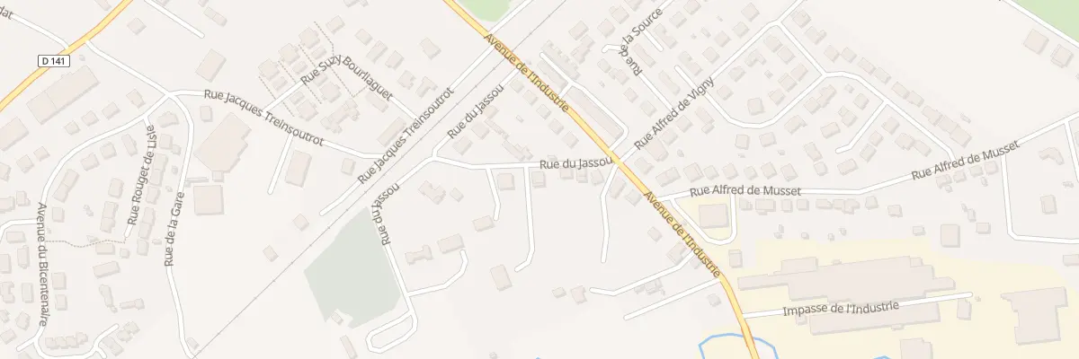 Plan du 10 Rue Du Jassou à Malemort