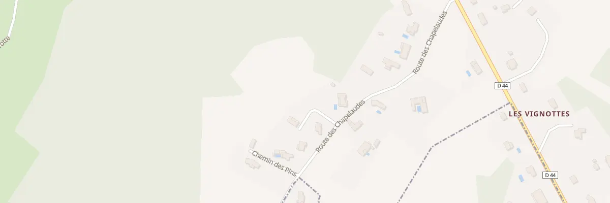 Plan du 18 Rte de Chapelaudes à Sainte-Féréole