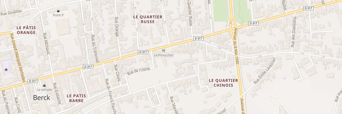 Plan du 202 Rue de l’Impératrice à Berck