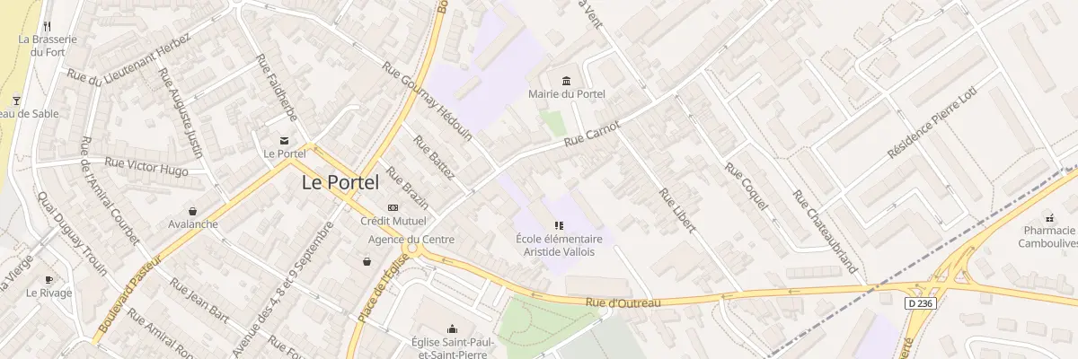 Plan du 34 Rue Carnot au Portel