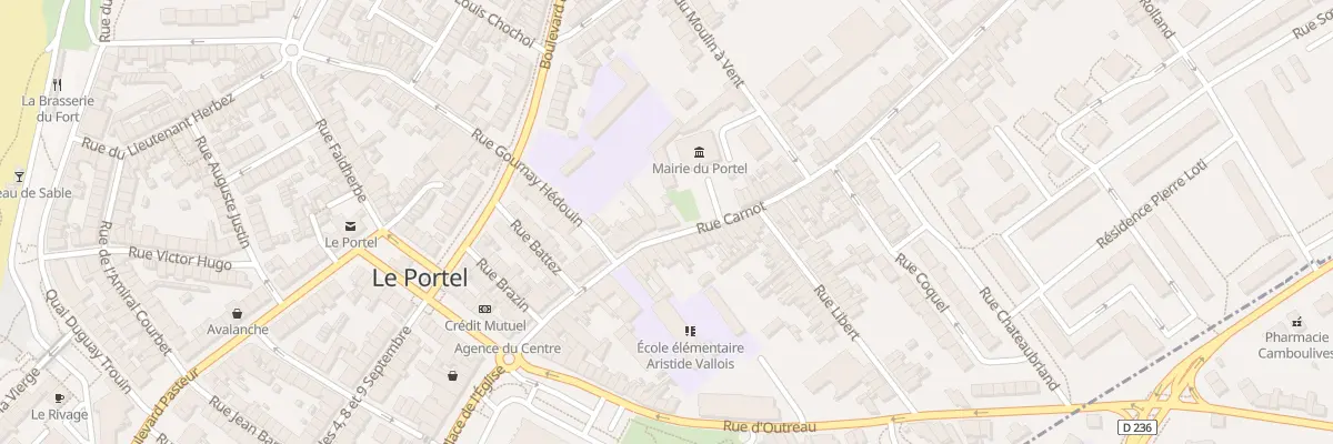 Plan du 43 Rue Carnot au Portel