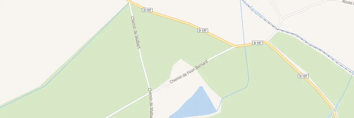 Plan du 129 Che de Foun Bernard à Beauvais-sur-Tescou