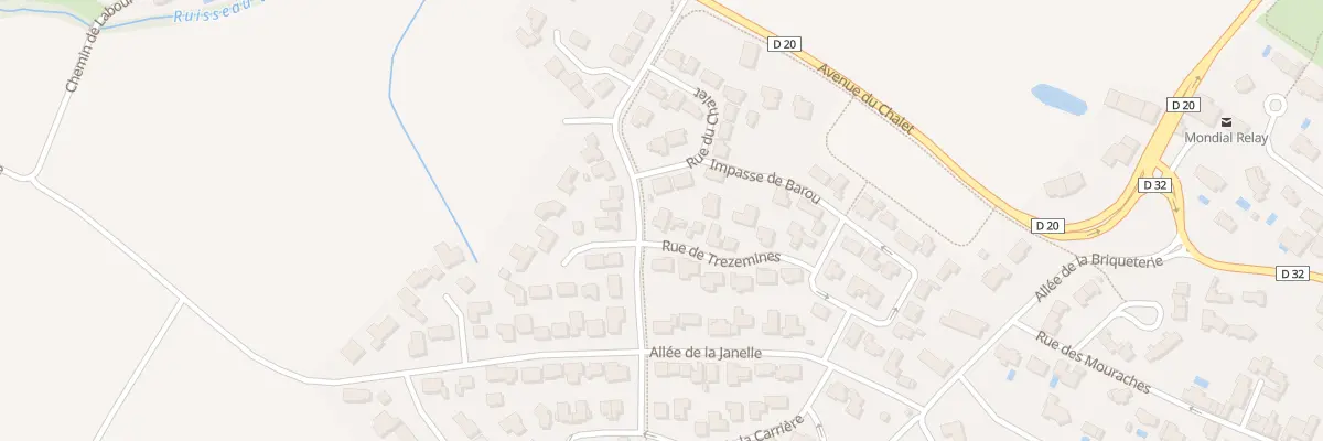 Plan du 14 Rue de Trezemines à Gragnague