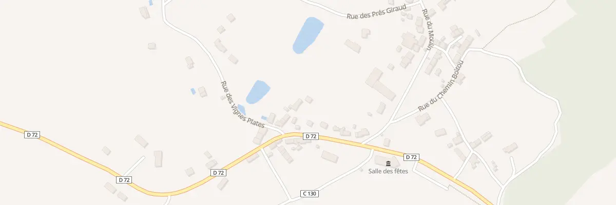 Plan du 17 Rue 19 Mars 1962 à Baraize