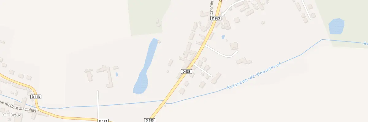 Plan du 7 Rte Nationale à Faverolles