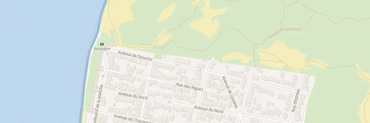 Plan du 43 Av de Douvres à Merlimont