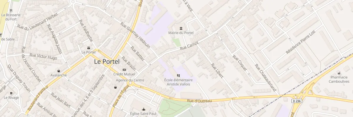Plan du 42 Rue Carnot au Portel
