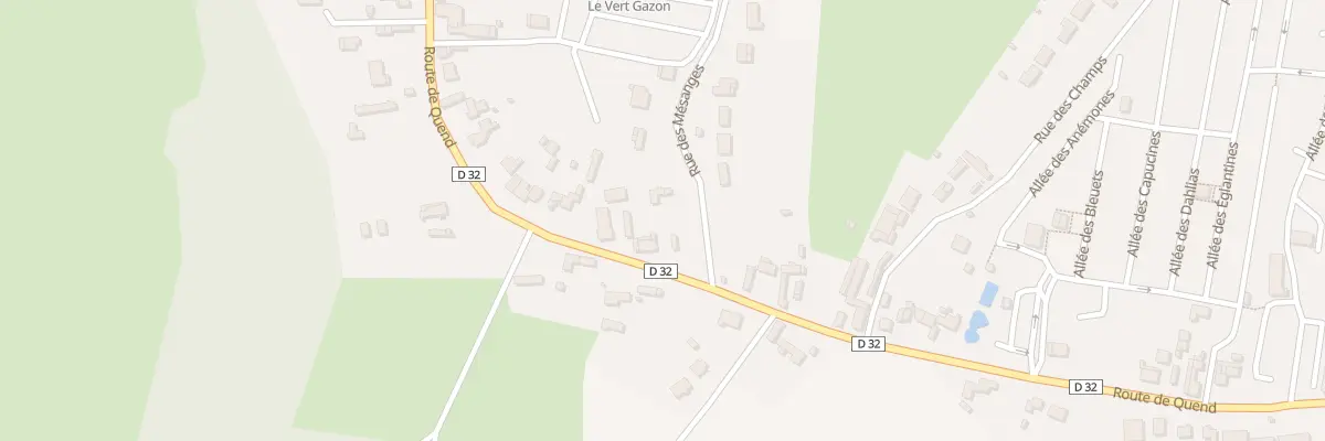 Plan du 1011 Rue de Quend à Fort-Mahon-Plage