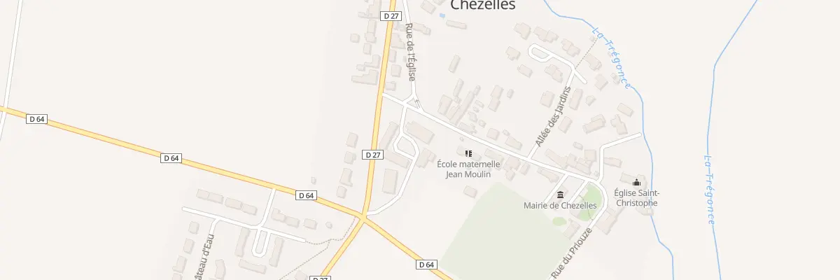 Plan du 5021 Le Bourg à Chezelles