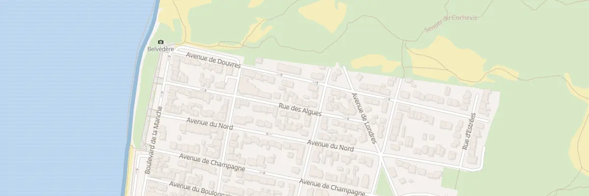 Plan du 39 Rue des Algues à Merlimont