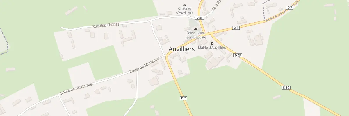 Plan du 5040 Le Bourg à Auvilliers