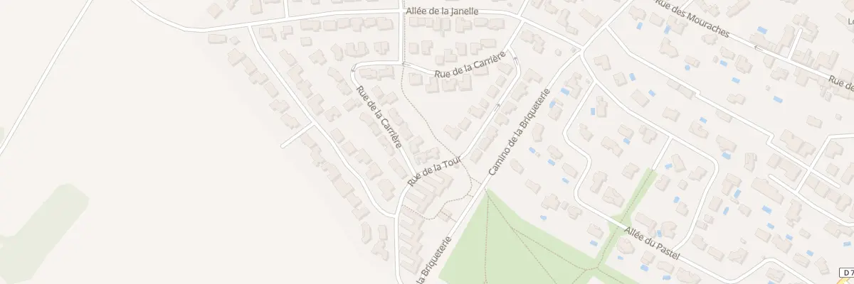 Plan du 25 Rue de la Carrière à Gragnague