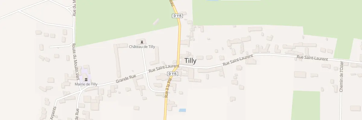 Plan du 2 Rue a Bateau à Tilly