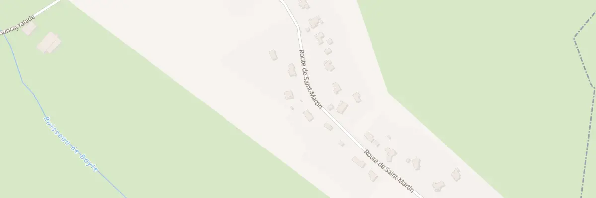 Plan du 2228 Rte de Saint Martin à Caussade