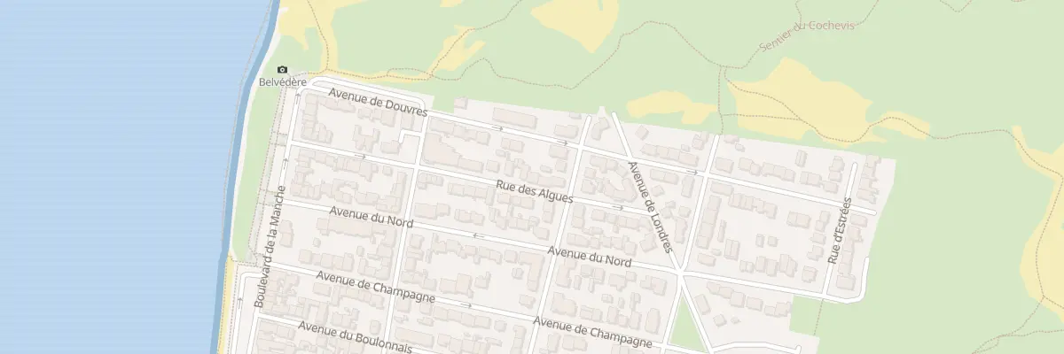 Plan du 41 Rue des Algues à Merlimont
