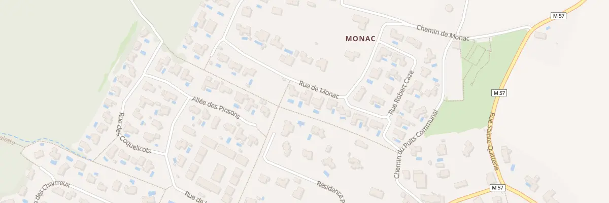 Plan du 15 Rue de Monac à Mons
