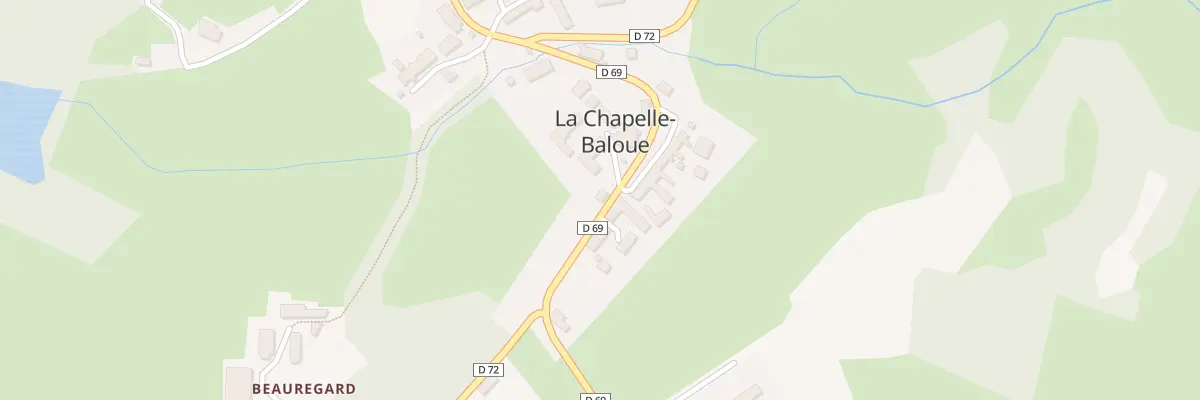 Plan du 8 Rte de Dun Le Palestel à La Chapelle-Baloue