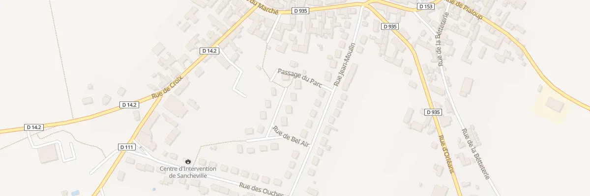 Plan du 3 Rue de Bel Air à Sancheville