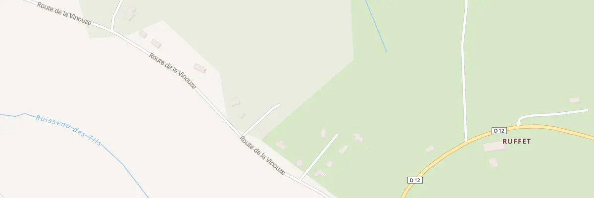 Plan du 315 Rte de la Vinouze à Montdurausse