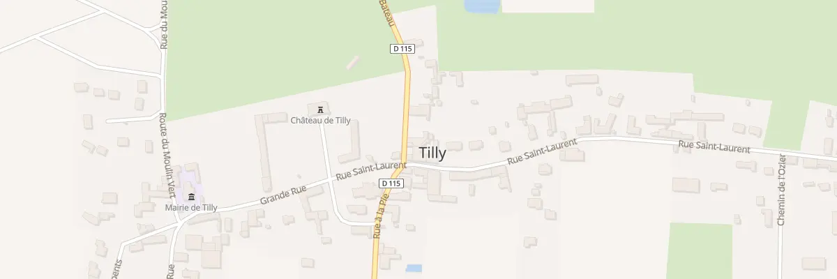 Plan du 4 Rue a Bateau à Tilly