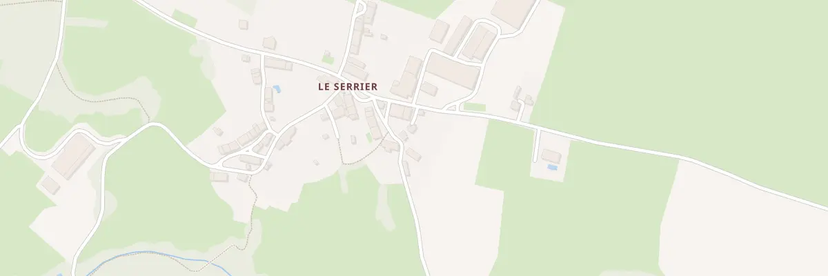 Plan du 3 Le Serrier à Noth