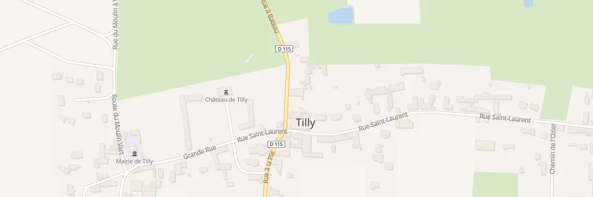 Plan du 6 Rue a Bateau à Tilly