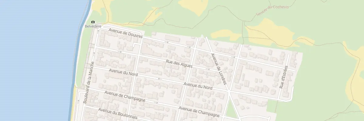 Plan du 45 Rue des Algues à Merlimont