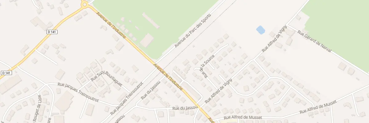 Plan du 11 Rue De La Source à Malemort