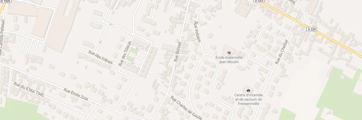 Plan du 21 Rue Bonnet à Fressenneville