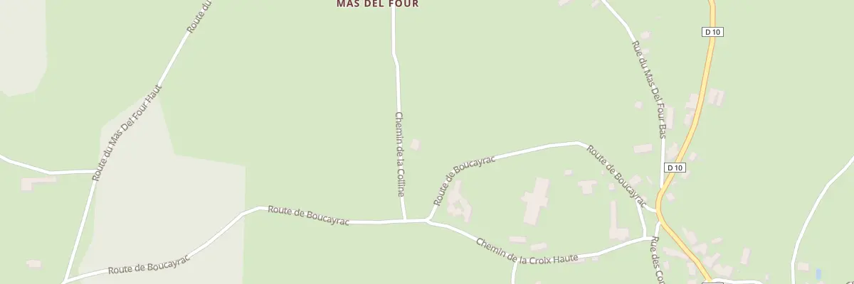 Plan du 5116 Mas Del Four à Lauzès