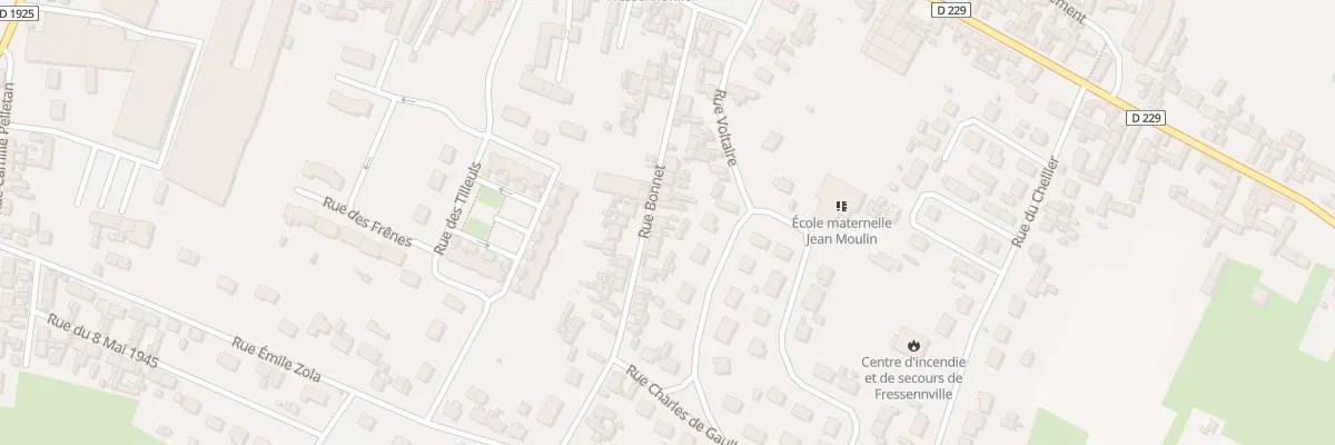 Plan du 19 Rue Bonnet à Fressenneville