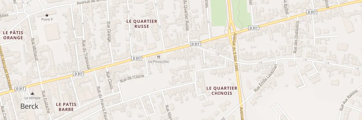 Plan du 214 Rue de l’Impératrice à Berck