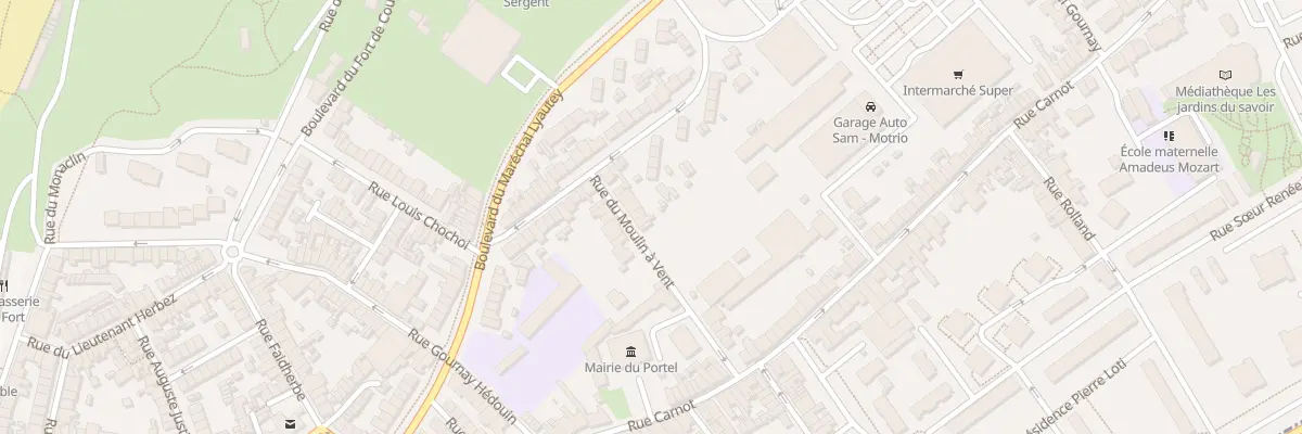 Plan du 11 Rue du Moulin a Vent au Portel
