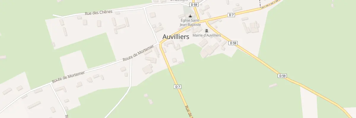Plan du 5039A Le Bourg à Auvilliers