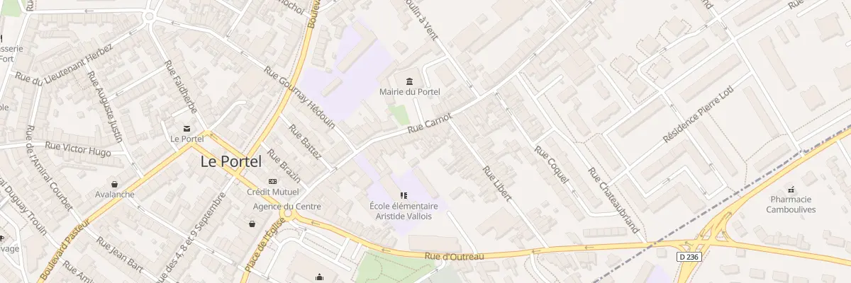 Plan du 54 Rue Carnot au Portel