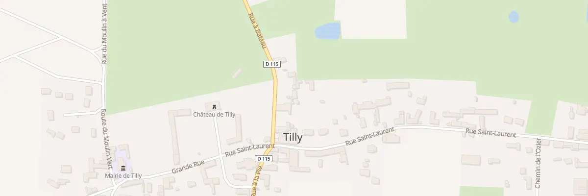 Plan du 8 Rue a Bateau à Tilly