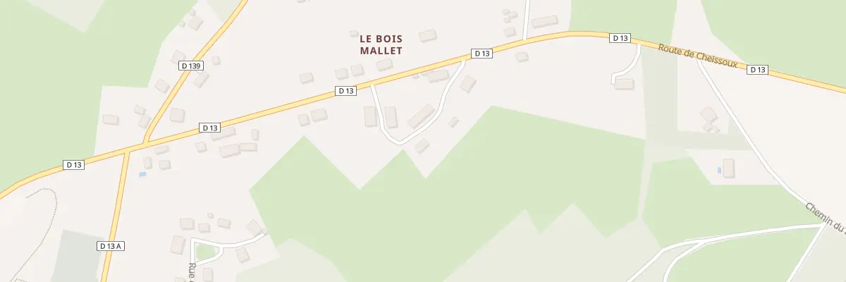 Plan du 5001 Bois Mallet à Champnétery