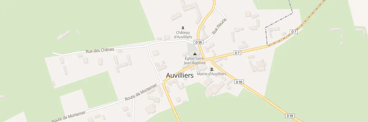 Plan du 2 Rue de l’Eglise à Auvilliers
