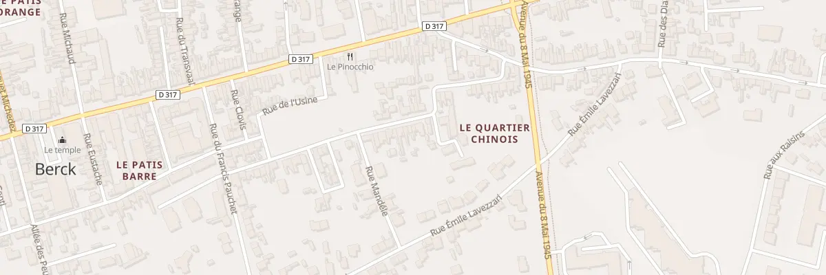 Plan du 56 Rue Jeanne d’Arc à Berck