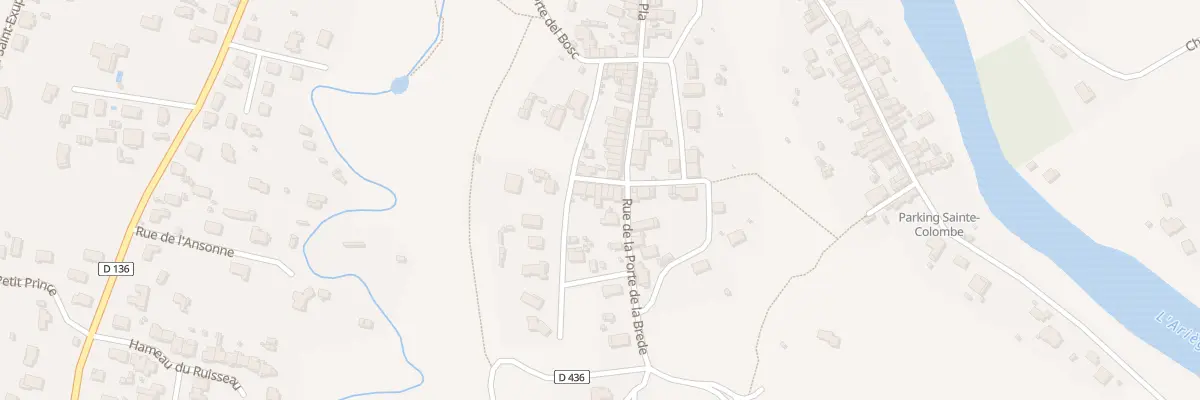 Plan du 3 Rue de la Costa à Saverdun