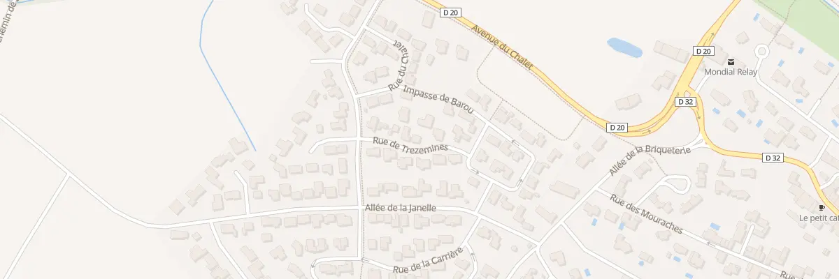 Plan du 6 Rue de Trezemines à Gragnague