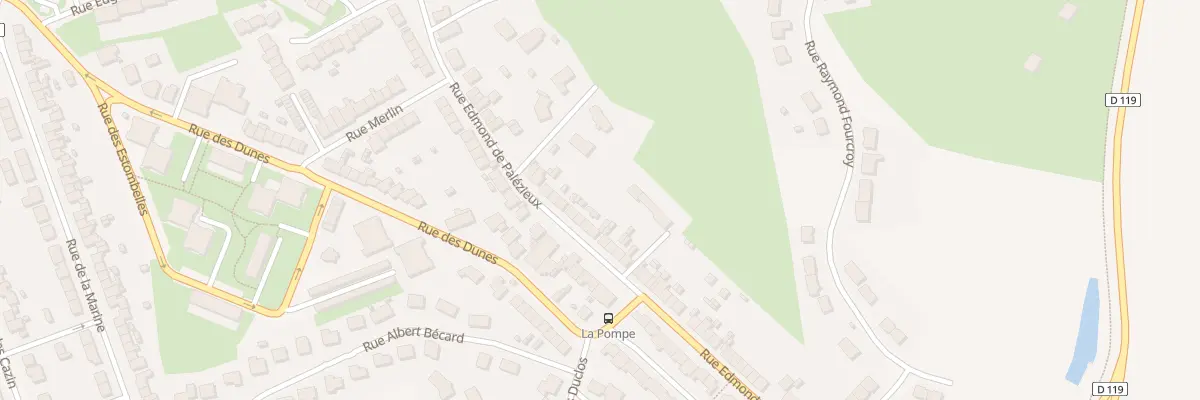 Plan du 101 Rue Edmond de Palezieux à Équihen-Plage