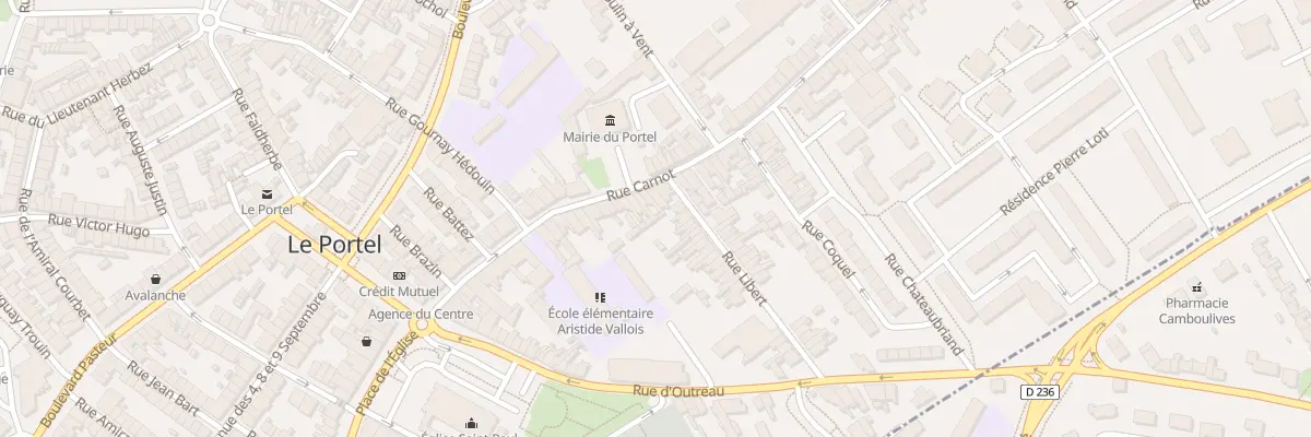Plan du 58 Rue Carnot au Portel