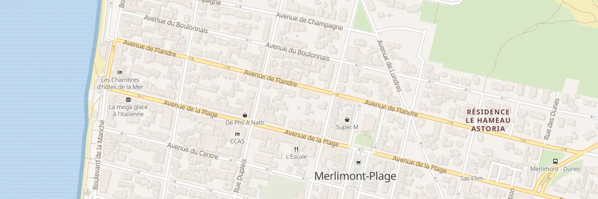 Plan du 54 Av de Flandre à Merlimont
