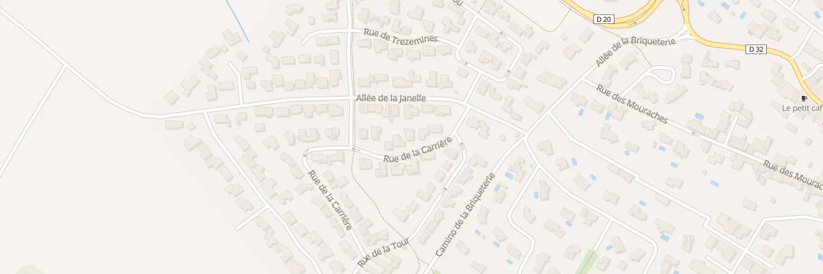 Plan du 6 Rue de la Carrière à Gragnague